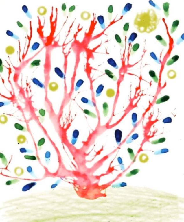 Занятие кляксография. Рисование трубочкой дерево. Нетрадиционное рисование трубочкой. Кляксография с трубочкой техника рисования для детей. Весенние деревья нетрадиционное рисование в средней.