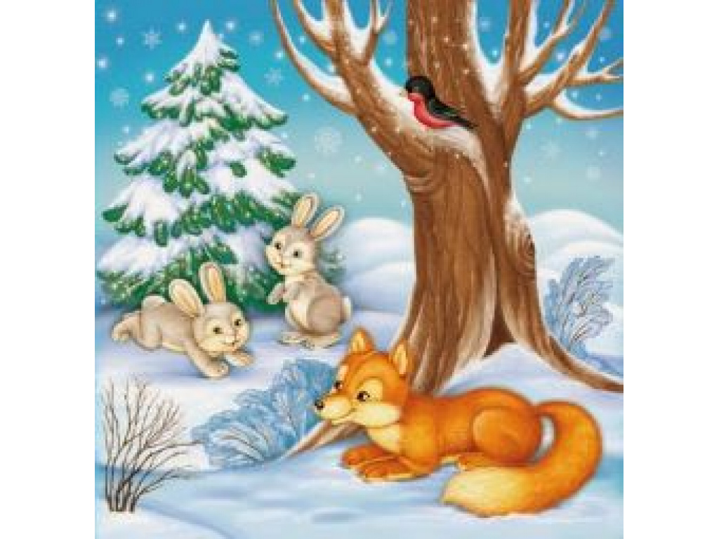 Лиса и заяц занятия. Животные зимой для детей. Лес зимой для детей. Зимний лес для дошкольников. Зимние иллюстрации для детей с животными.
